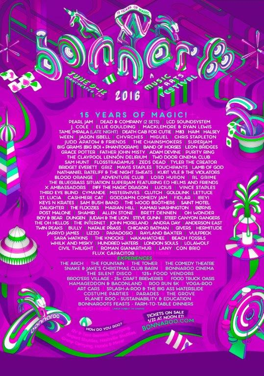 Bonnaroo Festival Poster 2016